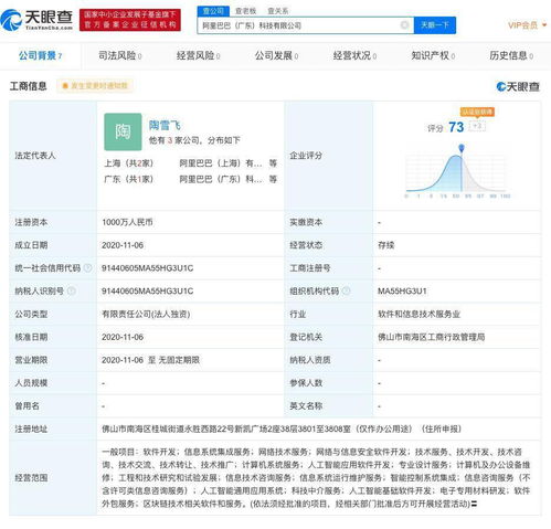 阿里巴巴在廣東成立新公司，拓展區(qū)塊鏈與軟件服務(wù)